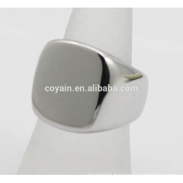 High Polished Smooth Plain Factory Custom Stainless Steel Ring